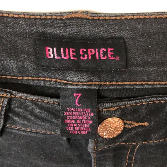 Black wash Blue Spice Jeans - Picture 2 of 9